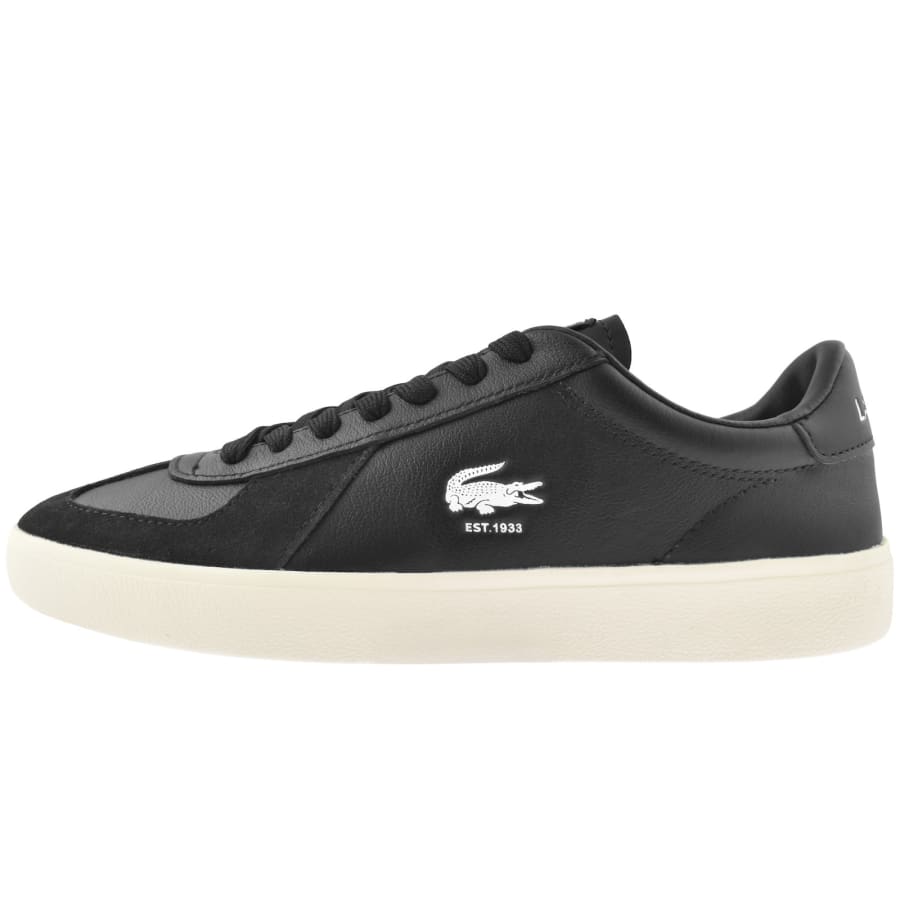 Lacoste Baseshot Pro 125 Trainers Black Mainline Menswear